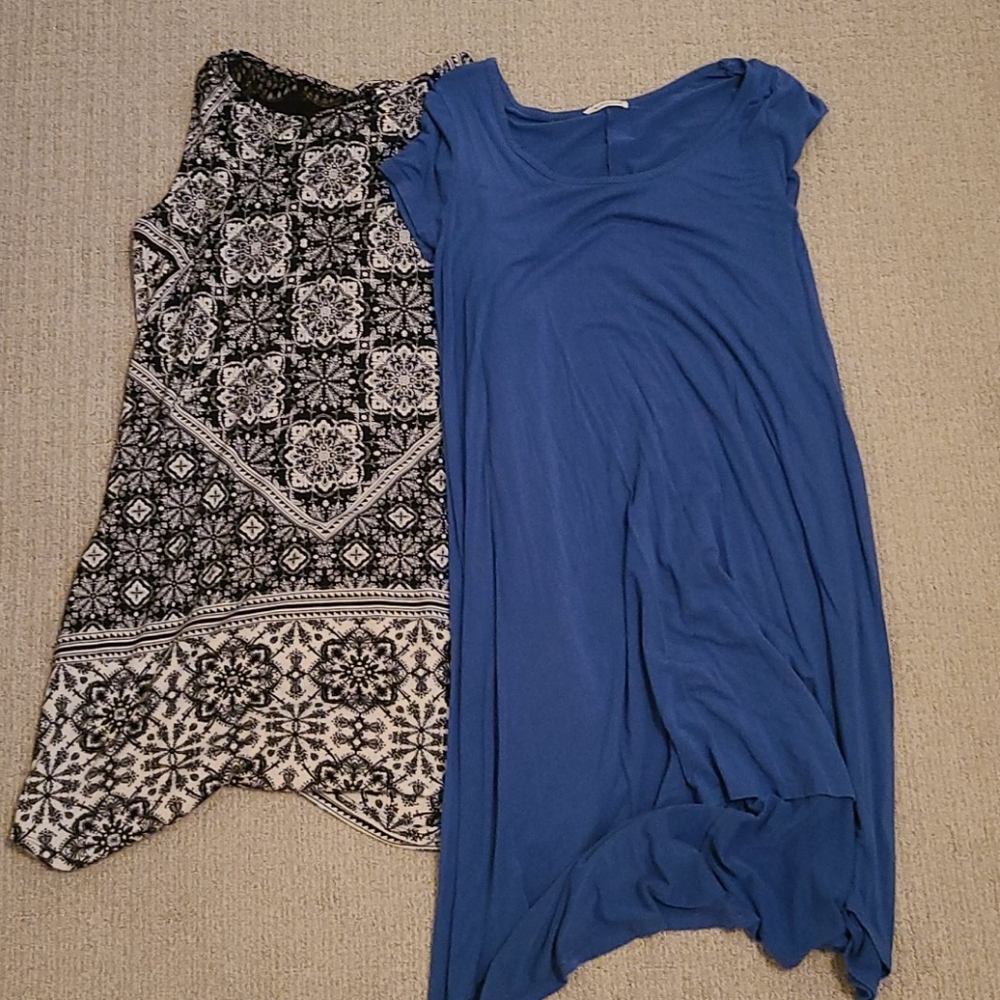 2 dresses sizes L and M great condition